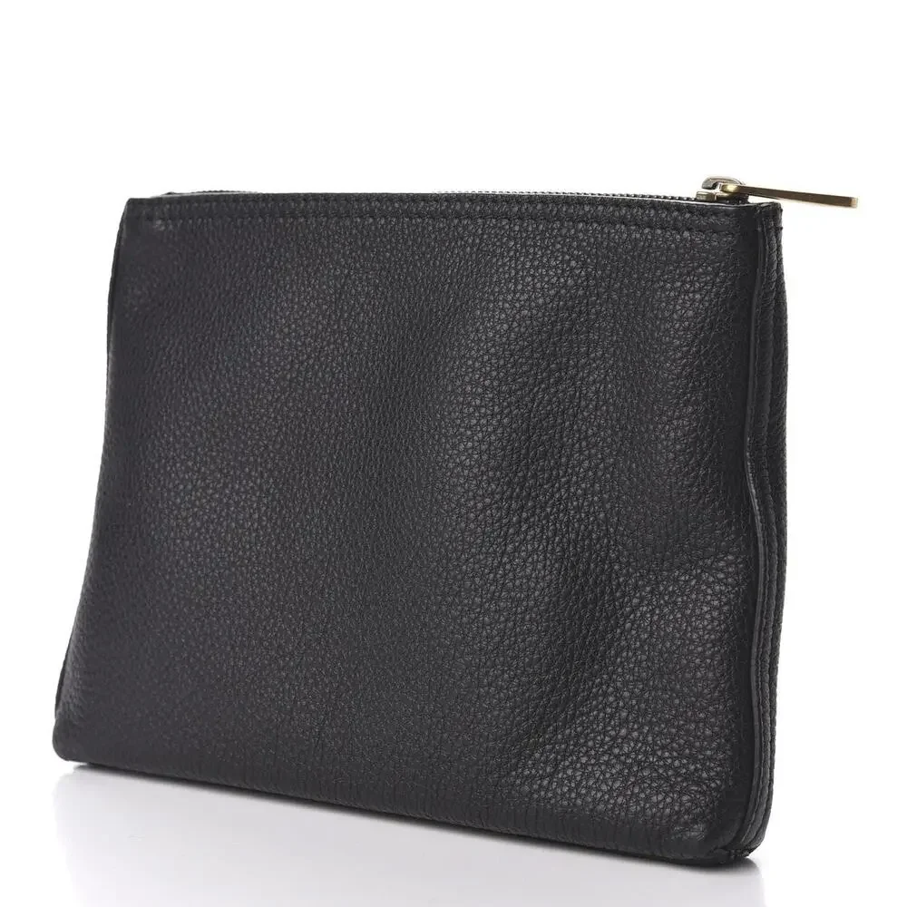Gucci black pebbled